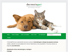 Tablet Screenshot of dermatopet.com.br